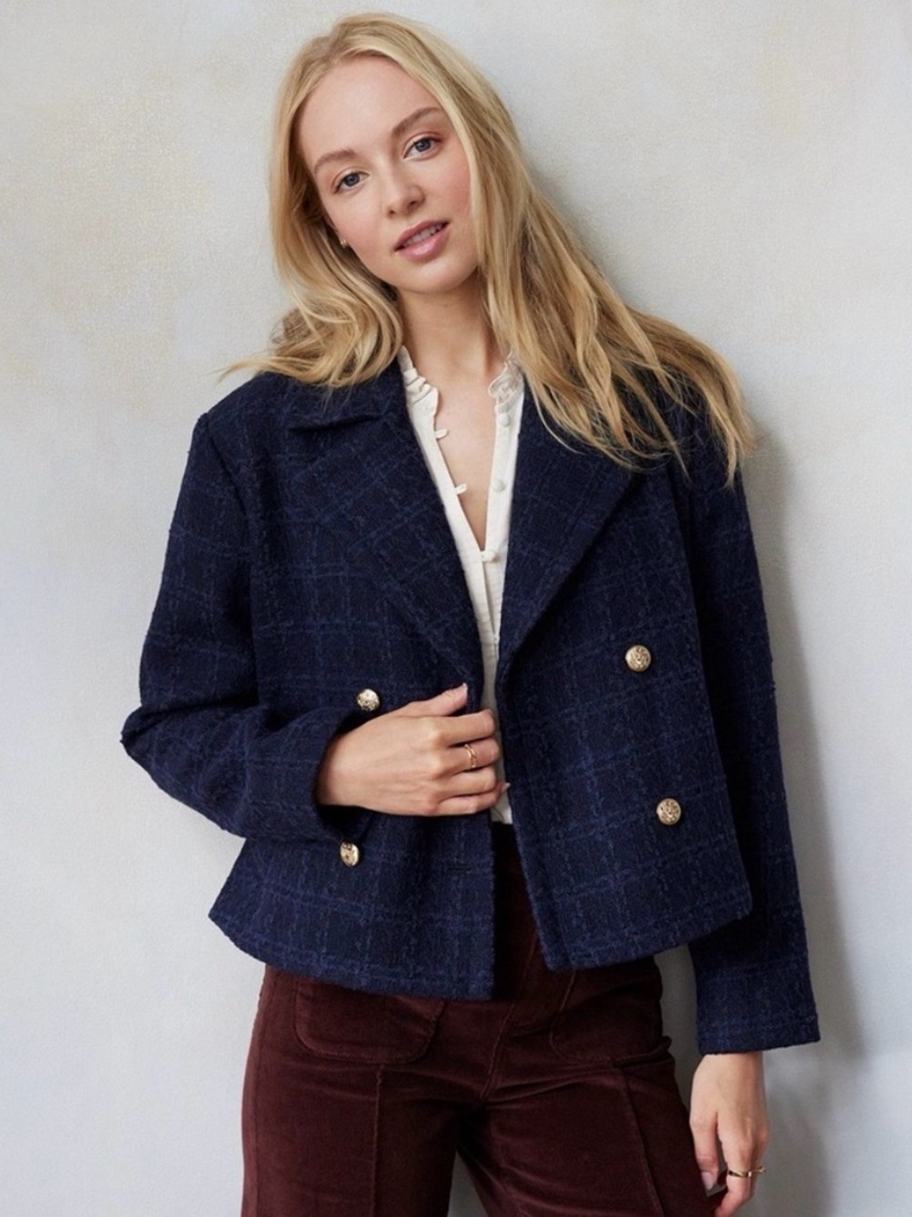 Lauren Conrad jacket. Navy Blue. Size M